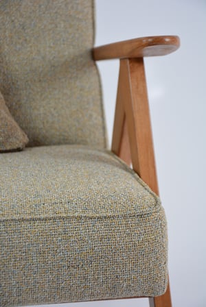 Image of Fauteuil KOMPAS chiné beige