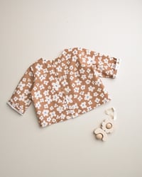 Image 2 of BLOUSE EMILE - illustration fleurs | Certifié Oeko-Tex