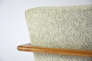 Image of Fauteuil Z chiné beige et vert