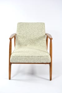 Image 5 of Fauteuil Z chiné beige et vert