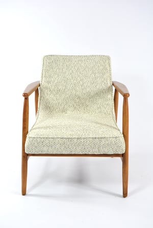 Image of Fauteuil Z chiné beige et vert