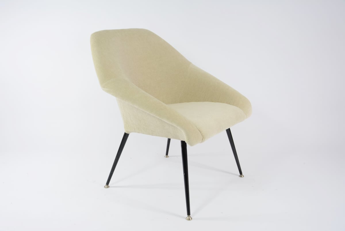 Image of Fauteuil COQUILLE crème/beige