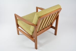 Image of Fauteuil BZ jaune chiné