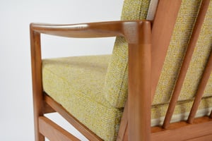 Image of Fauteuil BZ jaune chiné