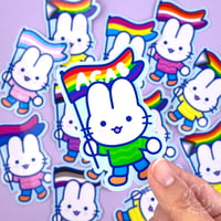 Image 2 of Pride Bun Stickers