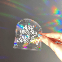 Image 2 of Start Your Day With A Dance Party Suncatcher