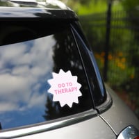 Image 2 of Go To Therapy Window Decal