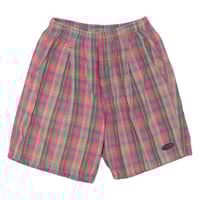 Vintage 90s Quiksilver Plaid Shorts Red WAY OUT CACHE