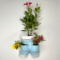 Image 2 of Wall-Hanging Hanky Code Planters with 22Kt Gold