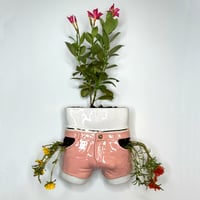 Image 4 of Wall-Hanging Hanky Code Planters with 22Kt Gold