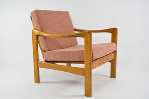 Image of Fauteuil KNOLL rose 