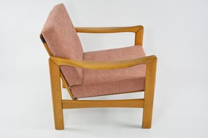 Image of Fauteuil KNOLL rose 