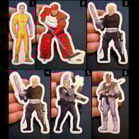 Image 1 of (17) Numero Uno Character Stickers • Kiss Cut • 3 Sizes