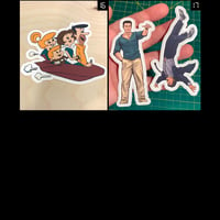 Image 3 of (17) Numero Uno Character Stickers • Kiss Cut • 3 Sizes