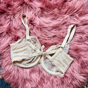 Image of Size 32H/30I - Freya Beige Lace Bra 