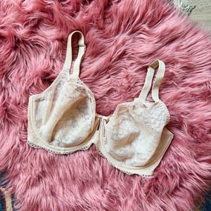 Image of Size 32H/30I - Freya Beige Lace Bra 