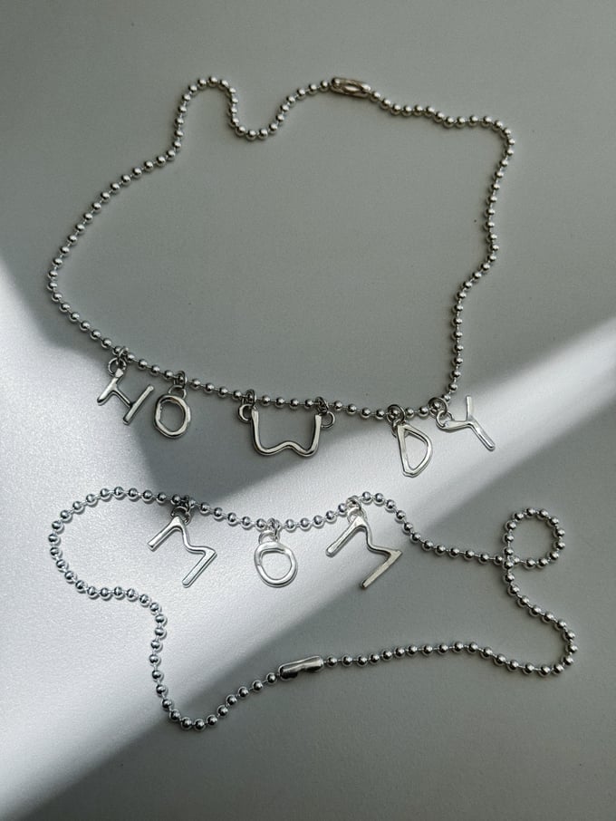 Image of Alphabet Charm Necklace 