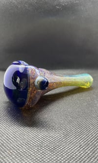 Image 4 of Frit & Cobalt Cap Spoon