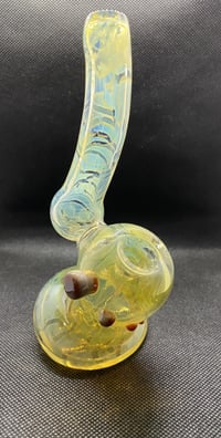 Image 4 of Leaning Silver Fume Bubbler