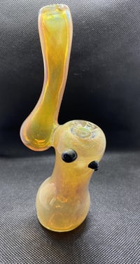 Image 2 of Amber & Purple Bubbler 