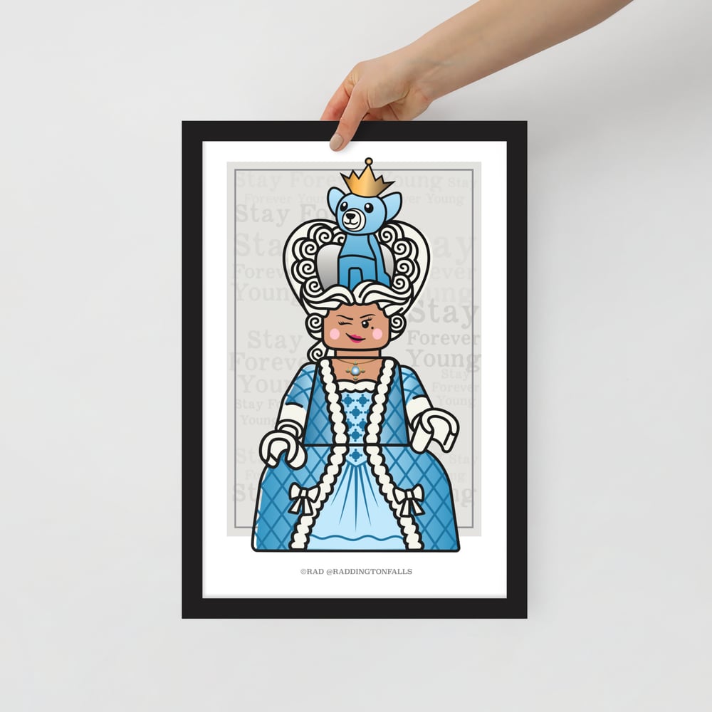 Queen Charlotte Framed poster 12"x18"