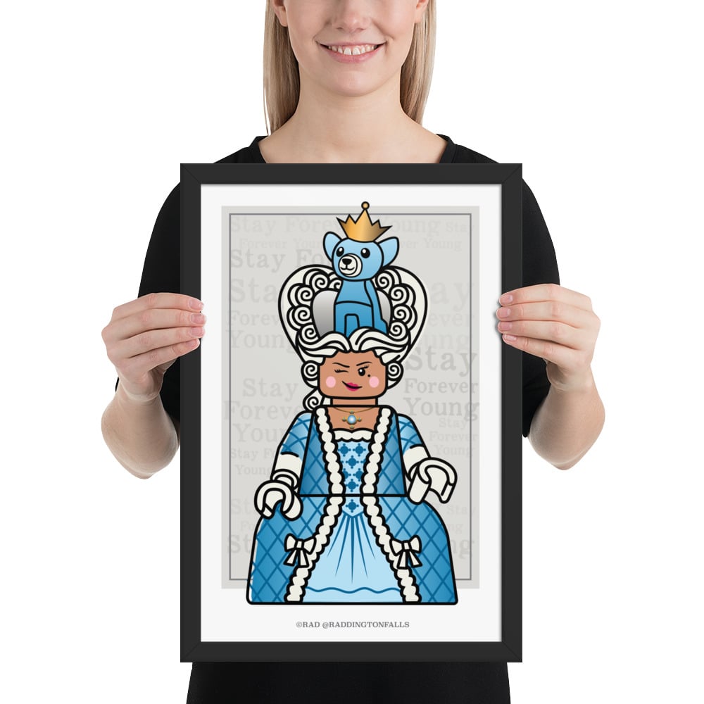 Queen Charlotte Framed poster 12"x18"