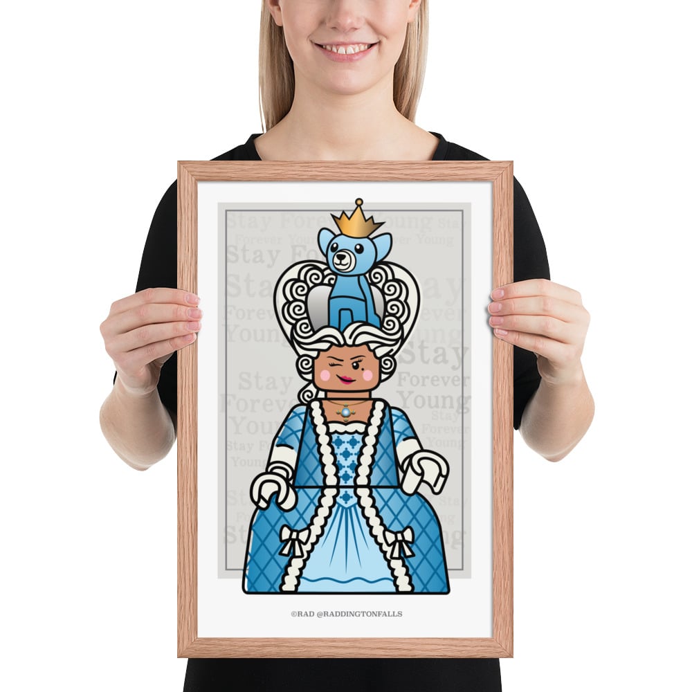 Queen Charlotte Framed poster 12"x18"