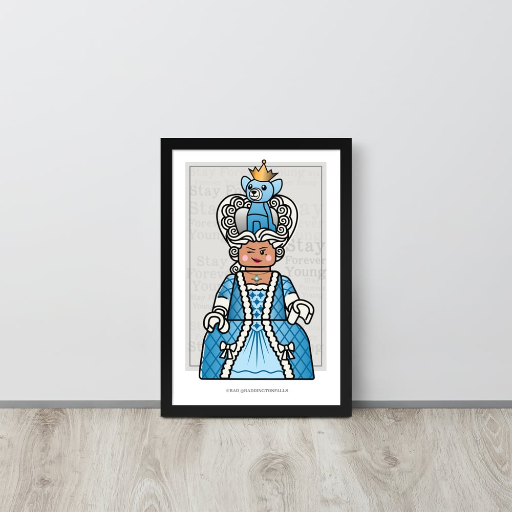 Queen Charlotte Framed poster 12"x18"