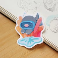 Image 2 of Coral, Ladybug, Pond, Chomp | Glossy Stickers