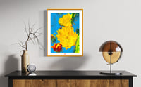 Image 5 of YELLOW CACTUS FLOWER (24X18)