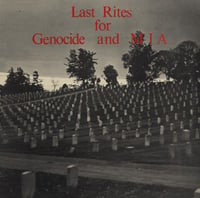 SPLIT - GENOCIDE / MIA - "Last Rights For..." LP (Clear VInyl) 