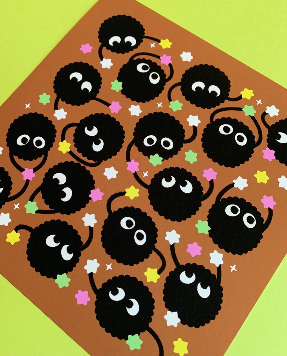 Image of Soot Sprites from Spirited Away Print