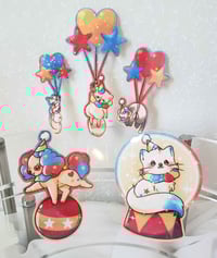 Image 1 of Silly Circus Holo Vinyl Stickers
