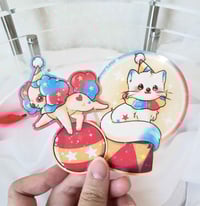 Image 2 of Silly Circus Holo Vinyl Stickers