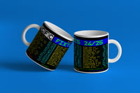 Image 2 of Stockport County 2024/25 SCFCeefax Fixtures Mug