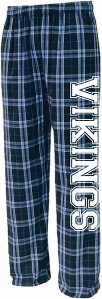 Image 1 of PAJAMA PANTS - DARK BLUE