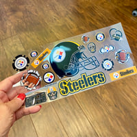 Pittsburgh Uv Dtf Wrap Football FB1  Steelers