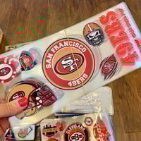 Uv Dtf Wrap Football FB5 SF 49ers