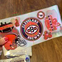 Uv Dtf Wrap Football FB10 Browns Cleveland