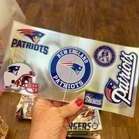 Uv Dtf Wrap Football FB15 Patriots