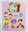 Tea Party - sticker sheet