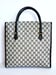 Image of Vtg Gucci Blue Monogram Tote Bag & Clutch