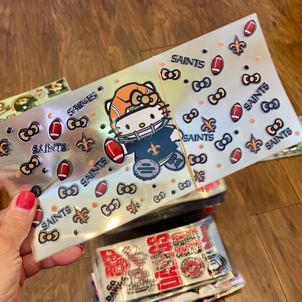 Image of Uv Dtf Wrap Saints HK Football FB23 New