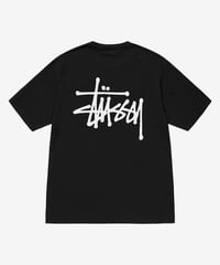 Image 1 of STUSSY_BASIC LOGO TEE (PIG. DYE) :::BLACK:::