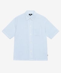 Image 1 of STUSSY_BOXY FLAT HEM SHIRT CRINKLED :::BLUE CHECK:::