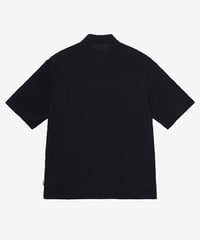 Image 2 of STUSSY_BOXY FLAT HEM SHIRT CRINKLED :::BLACK:::