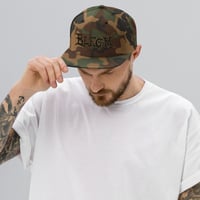 Image 4 of BLEGH SNAPBACK HAT - CAMO EDITION