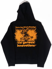 Image 1 of Cel Genesis Lifestyles: Industrial Offline Black Hoodie 