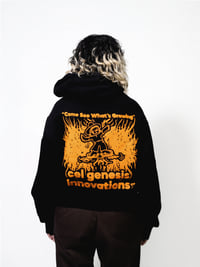 Image 3 of Cel Genesis Lifestyles: Industrial Offline Black Hoodie 