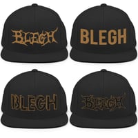 Image 1 of BLEGH SNAPBACK HAT - GOLD EDITION